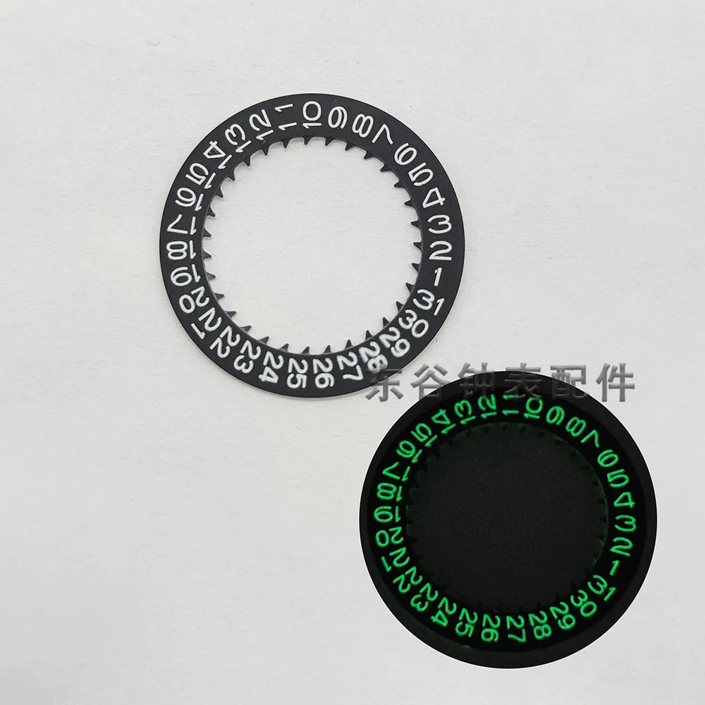 NH34 NH35 movement calendar disc night disc Calendar wheel 3 /3.8 crown position red yellow black grey green blue luminous