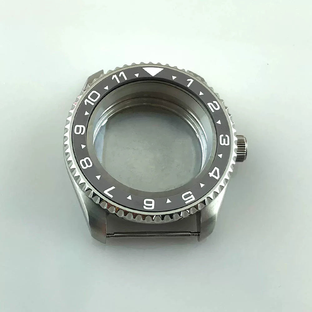 42MM Diver Case 316Lstainless steel sapphire mirror fit NH35/NH36 nh34 nh38  automatic movement 10Bar