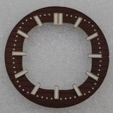 30.5mm Hollow Nautilus Dial green luminous for NH70-NH38 movement