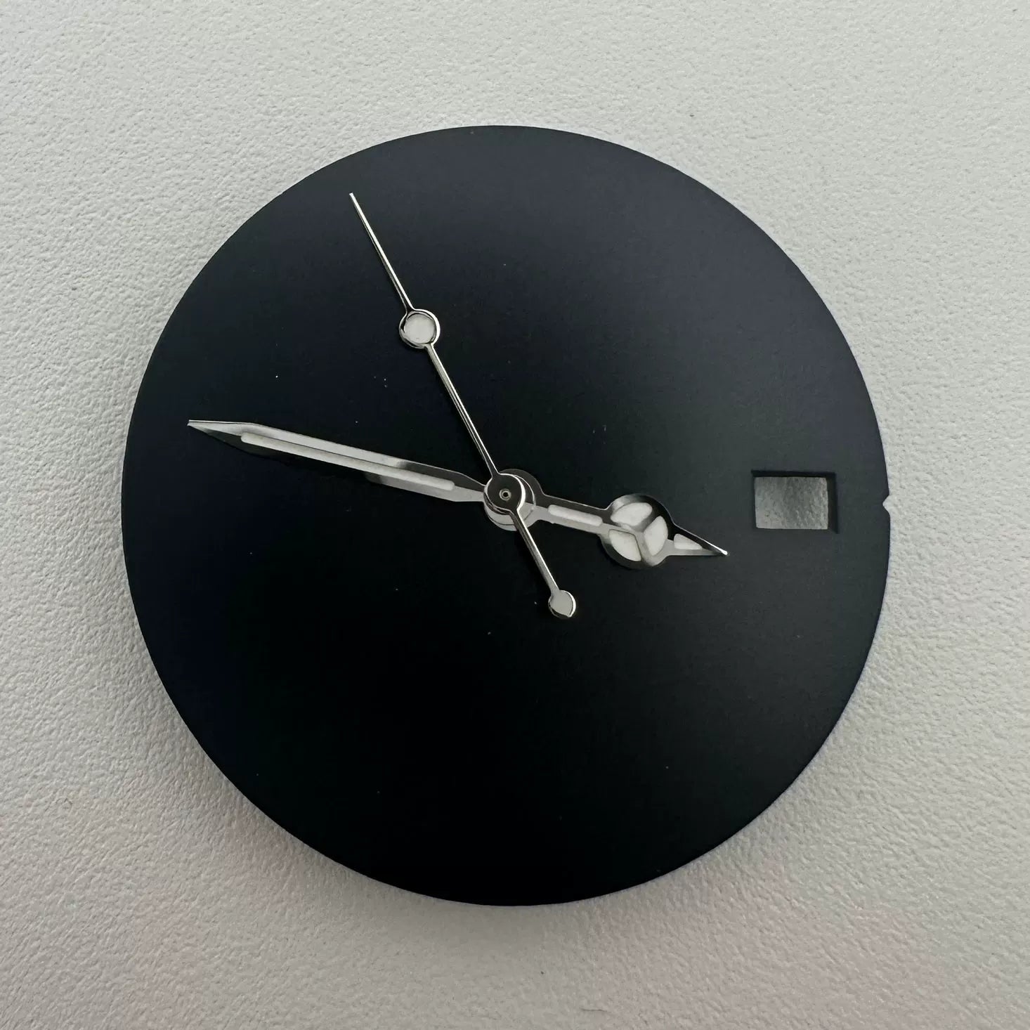 Musou Dial Modified total blank dial black with hand diameter 28.5MM fits NH35 NH36 NH38 mechanical movement no lume dial