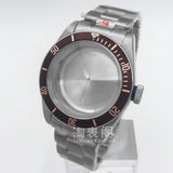 41mm Black Bay Watch case for NH35 36 ETA2824 PT5000 movement,Domed sapphire 10ATM