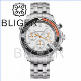 41MM Quartz VK63 Seamaster Chronograph  Sapphire Glass Green Luminous 5ATM
