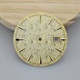 35mm Sterile Cocktail Dial for NH35 vertical pattern texture no lume