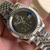 Crowned Who cares I am already Late Dial for NH35 28.5mm dial English digital spoof