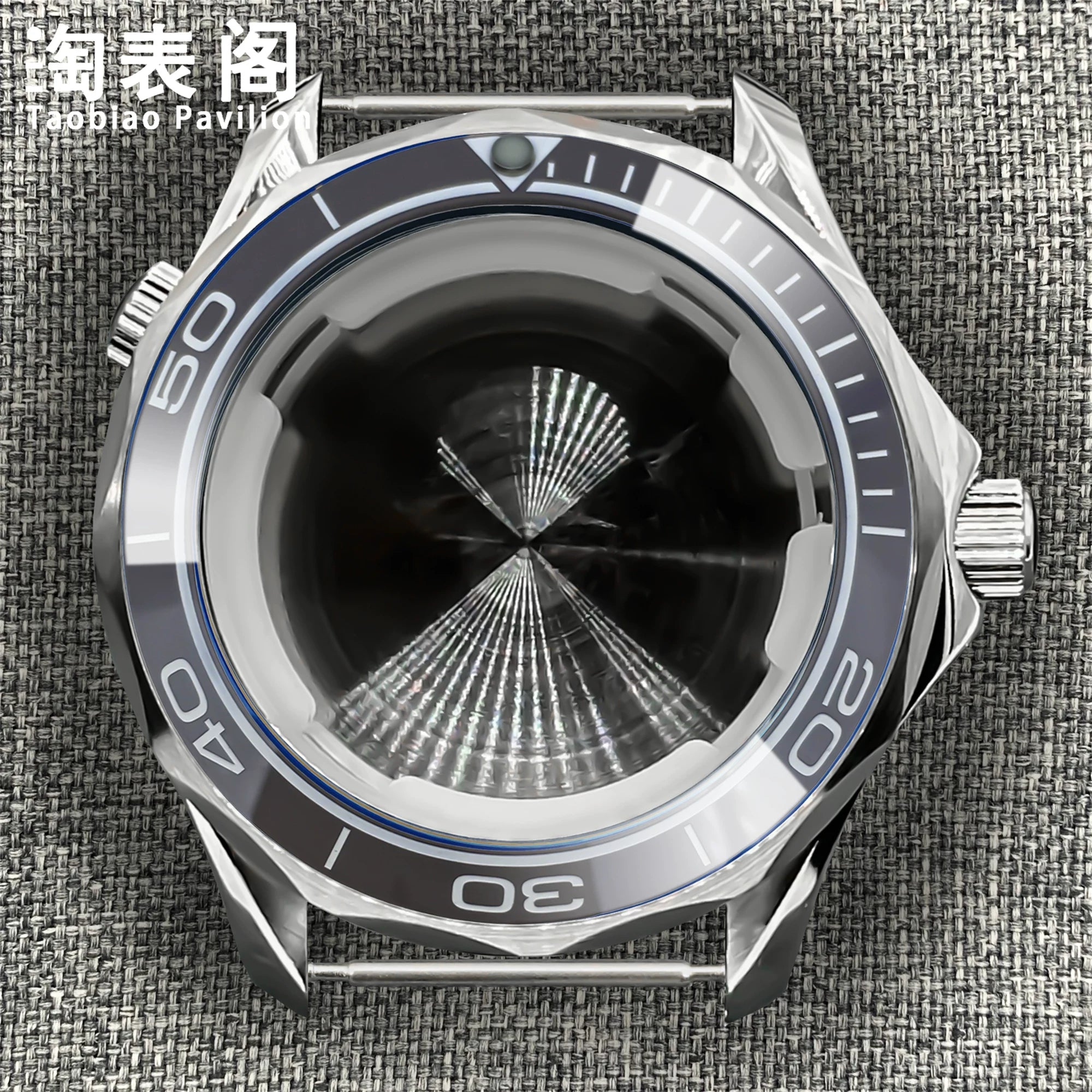 41Mm Seamaster 300 case for NH35/36 ETA2824 PT5000 Miyota 8215 Solid Back 10ATM Sapphire