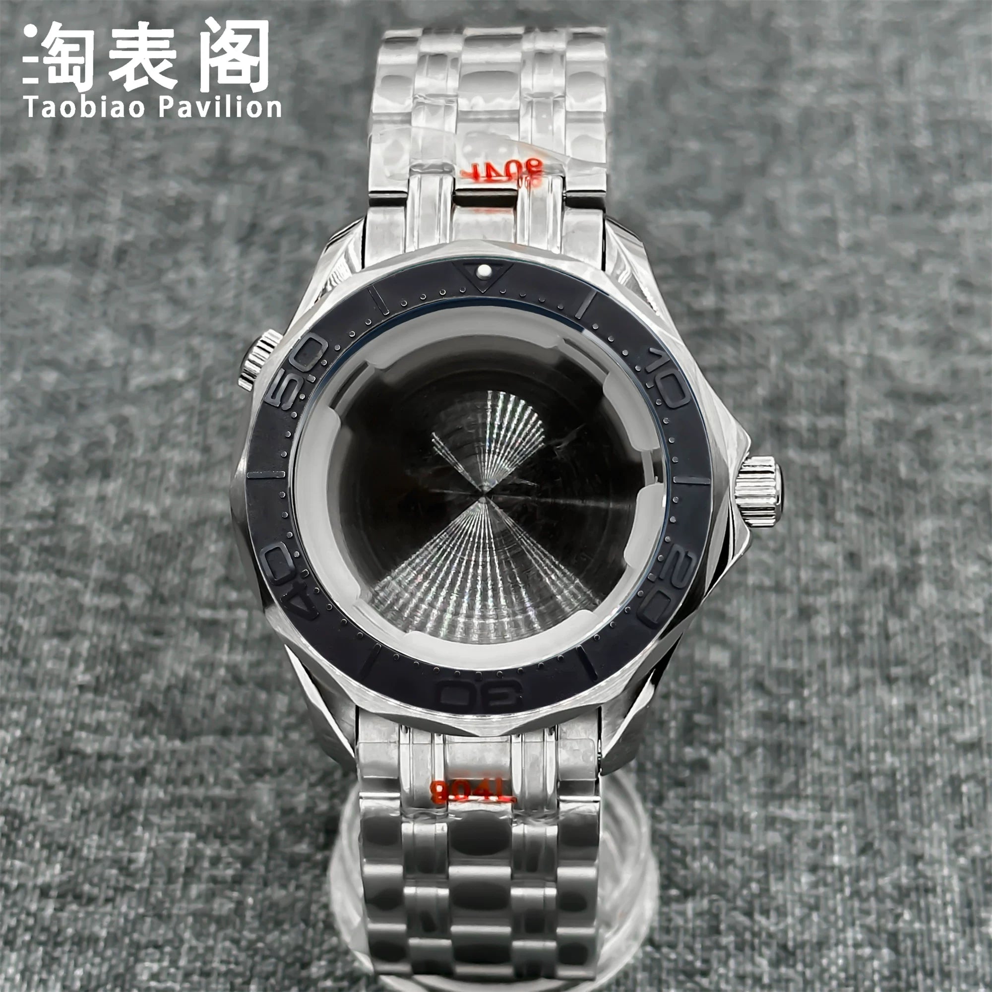 41Mm Seamaster 300 case for NH35/36 ETA2824 PT5000 Miyota 8215 Solid Back 10ATM Sapphire