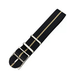 NATO Canvas Nylon Strap 20/22mm  PVD Bronze Color Buckle For Pilot Diver