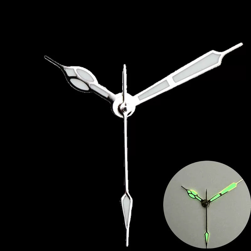 NH35 movement watch Hands Gold silver green / ice blue light suitable for NH35 36 34 movement 8x12x12mm