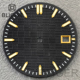 31mm Sterile Dial logo-free green luminous dial for NH35 movement 3 o'clock date