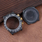 40mm Carbon Fiber Case for VK64 VK63/4130/4802 Movement Daytona  Modified AccessoriesSapphire Mirror