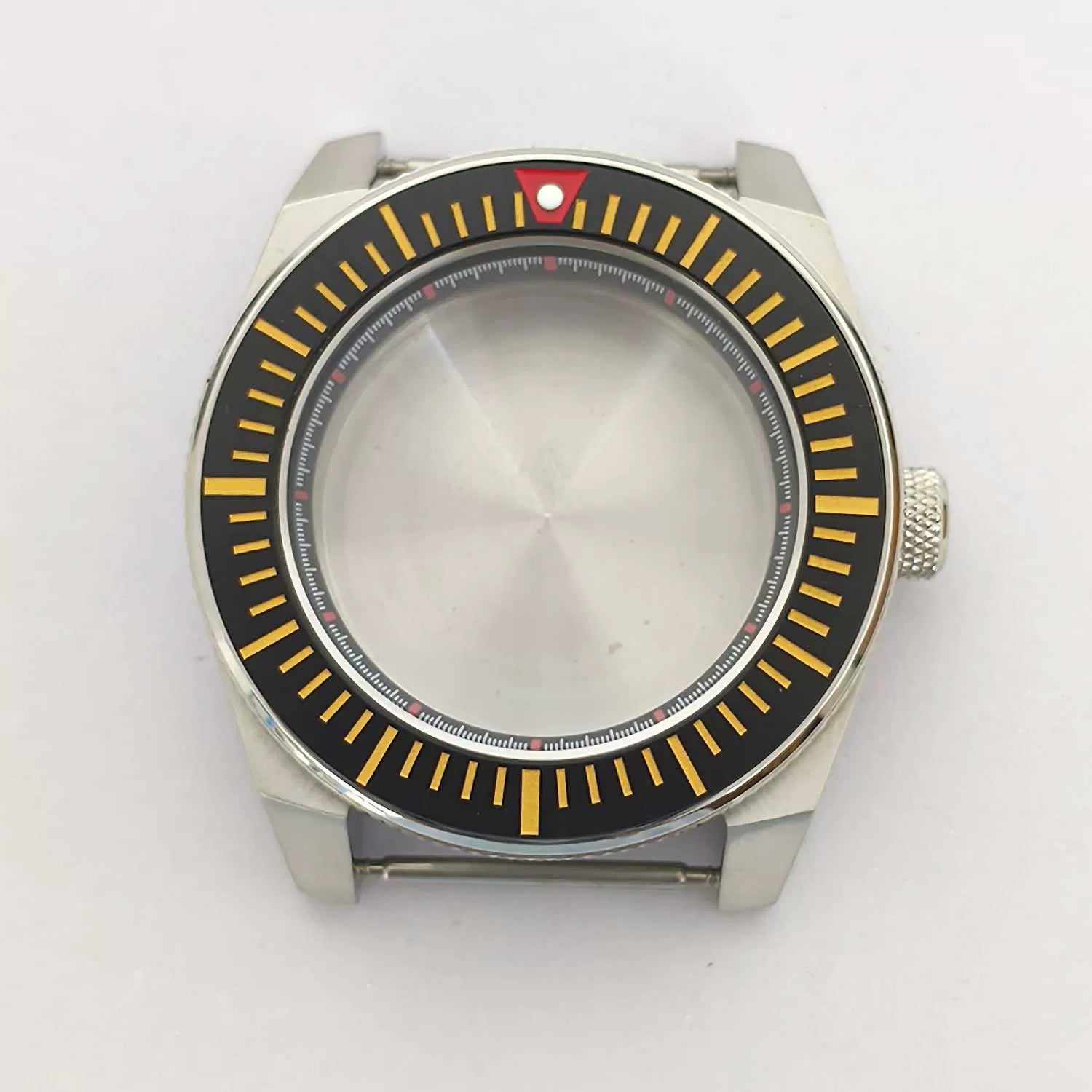 Samurai Watch Case compass bezel Prospex 316L stainless steel 43mm aluminum ring Sapphire glass NH35/NH36 NH38 34 movement