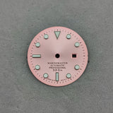 Lady Submariner Dial 24.5mm Sunburst green luminous light for installing NH05 modified watch accessories