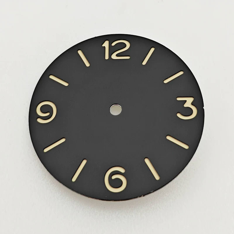 38.8MM ETA6497 pilot dial green luminous for ETA6497/ST3600 manual movement