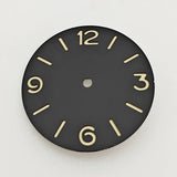 38.8MM ETA6497 pilot dial green luminous for ETA6497/ST3600 manual movement