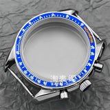 Mineral Crystal Speedmaster Watch Case 40mm Stainless Steel Polished VK63 Movement Domed 5ATM