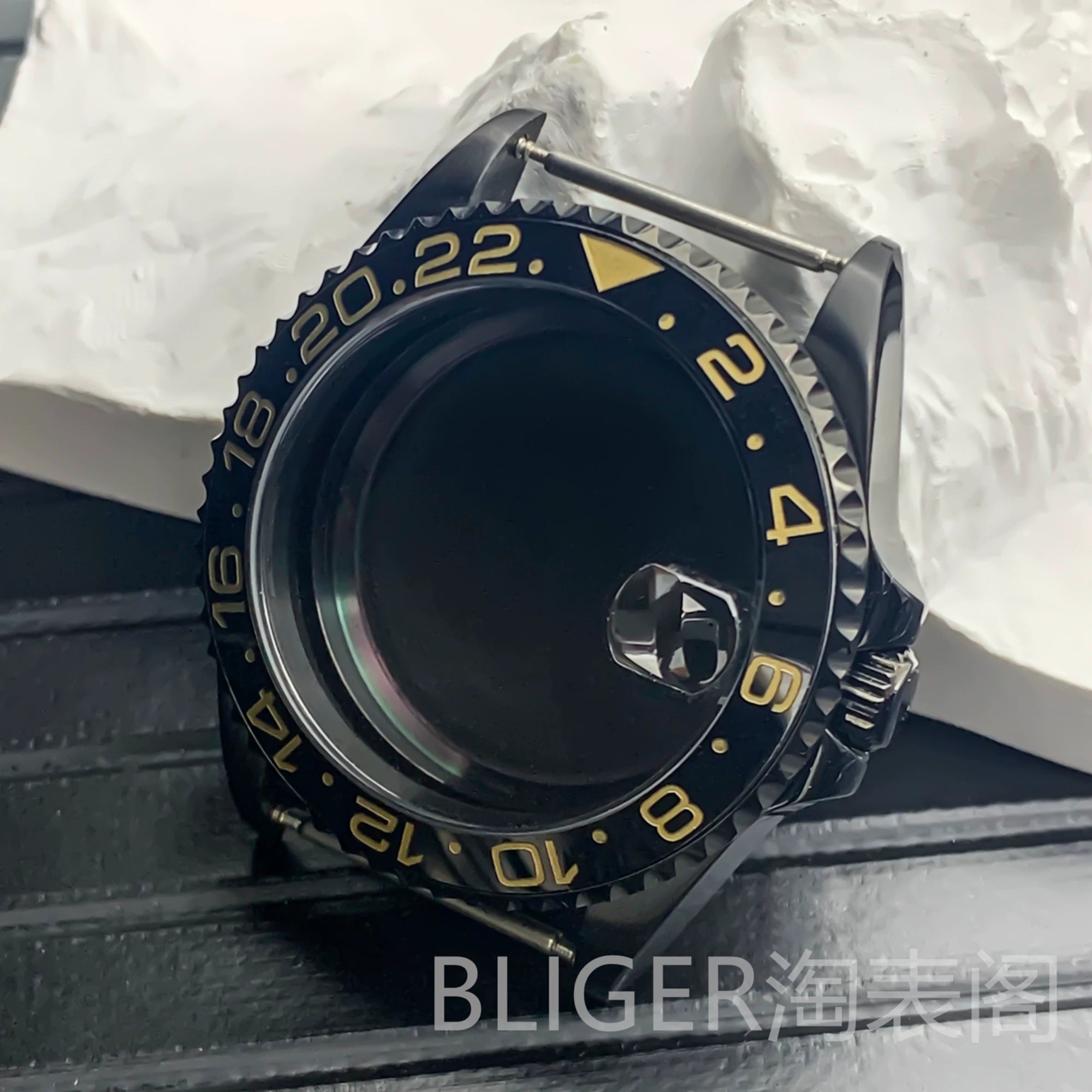 36mm 38mm Submariner Case GMT Bezel NH34 35 36 ETA2824  PT5000 Sapphire 10bar