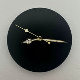 Musou Dial Modified total blank dial black with hand diameter 28.5MM fits NH35 NH36 NH38 mechanical movement no lume dial