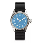 36mm Quartz Titanium Pilot Watch Japanese sweep second movement VH31 sapphire 10Bar