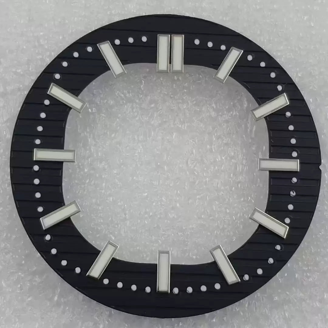 30.5mm Hollow Nautilus Dial green luminous for NH70-NH38 movement