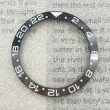 GMT Bezel Insert aluminum bezel 38mm x 30.6mm for GMT MASTER etc case pepsi