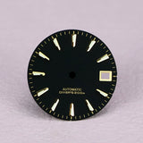 Premium GS Dial 28.5mm Fits NH35 Movement Blue Lume Refractive Stripe Surface
