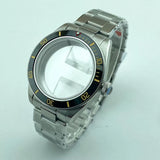 39MM BB58 Watch Case with Oyster Bracelet dome sapphire glass case for NH35NH36ETA2824 movement