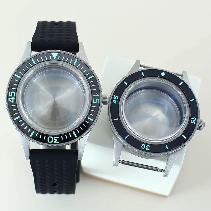 40mm Fifty fathom Watch Case Mod replacement for NH35,NH36 NH34 etc Movement 120Click