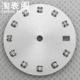 20.5Mm Ladies Watch Dial Diamond Index for NH05A NH06A Movement Modified Accessories