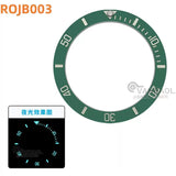 Blue Luminous Bezel Insert for Deepsea FXD etc41x 31.5mm ceramicghost king black water ghost outer ring baffle