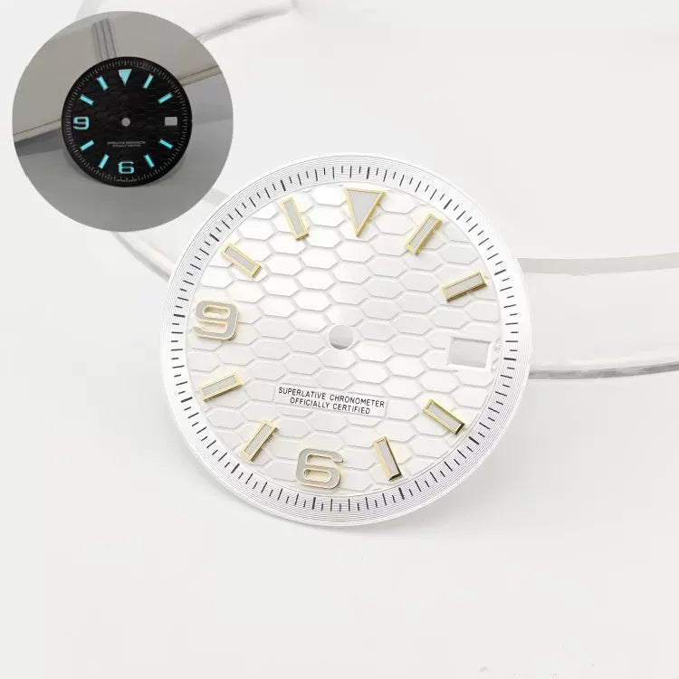 31mm / 29mm Land-Dweller Dial honey comb texture for Nh35 movement