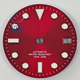 28.5MM Submariner Dial sunburst Blue luminous NH35 NH34 ETA2824 PT5000 Miyota8215 ST2130