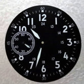 39MM luminous watch dial hand set is suitable for eta6497 seagull st3600 manual winding movement