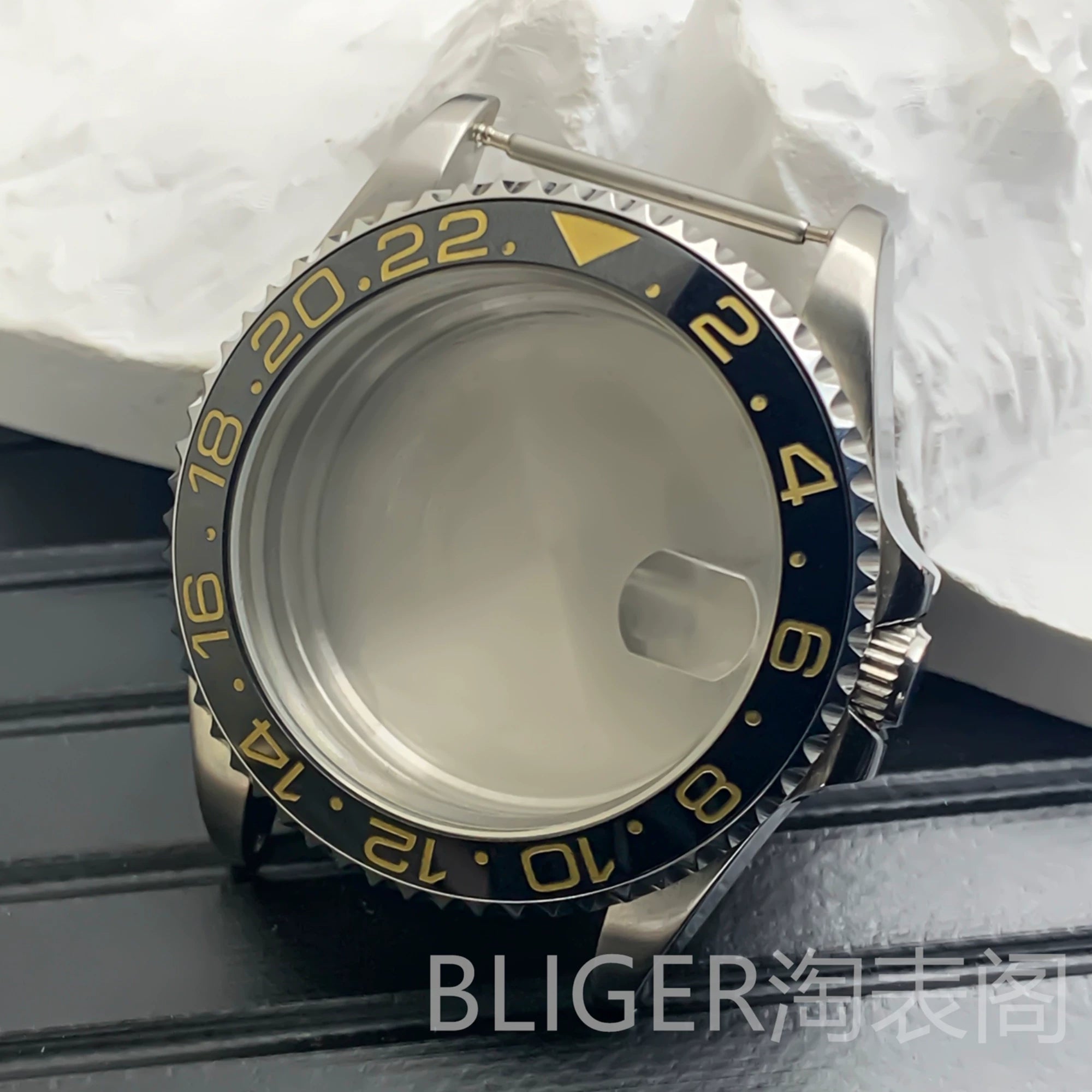 36mm 38mm Submariner Case GMT Bezel NH34 35 36 ETA2824  PT5000 Sapphire 10bar