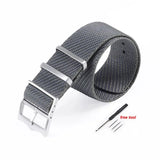 NATO Canvas Nylon Strap 20/22mm  PVD Bronze Color Buckle For Pilot Diver