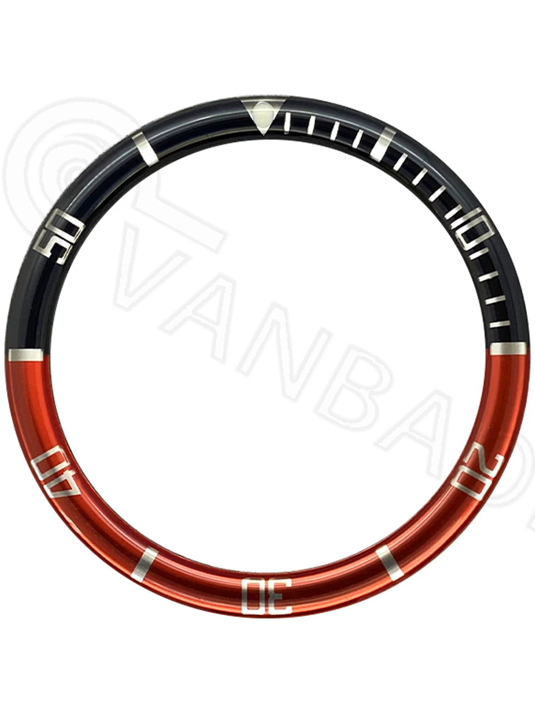 38MM x31.5mm Skx007 Bezel Watch accessories, resin B.C style digital indicator ring, suitable for 007 outer ring baffle