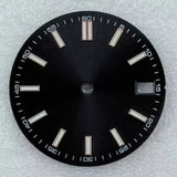 28.5mm double nail Dial with number minute mark Green luminous for NH35 movement