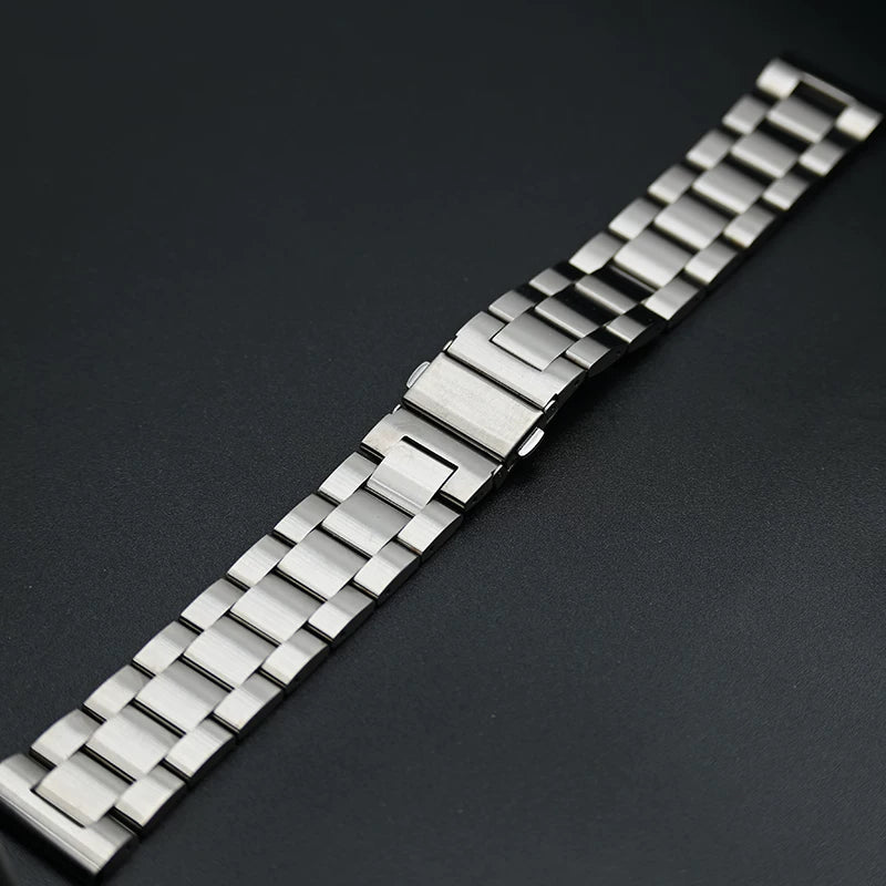 TA2 pure titanium watch strap flat end 18mm 19mm 20mm 21mm 22mm anti allergy light weight