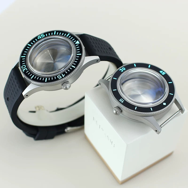 40mm Fifty fathom Watch Case Mod replacement for NH35,NH36 NH34 etc Movement 120Click