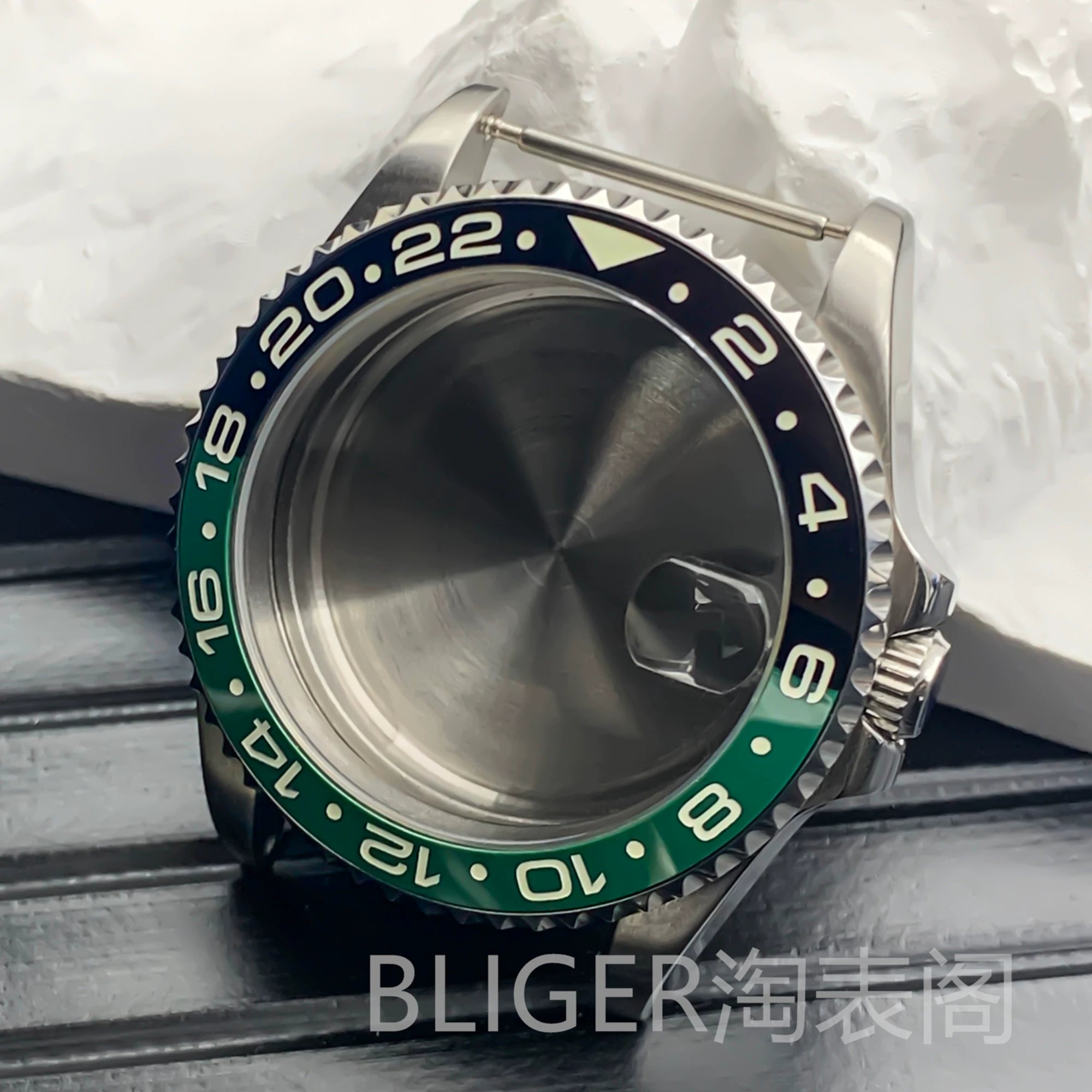 36mm 38mm Submariner Case GMT Bezel NH34 35 36 ETA2824  PT5000 Sapphire 10bar
