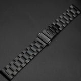 TA2 pure titanium watch strap flat end 18mm 19mm 20mm 21mm 22mm anti allergy light weight