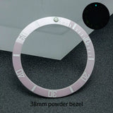 Submariner Bezel Replacement Accessories 38mm * 30.6mm Ceramic Tilt Bezel Suitable for 40.5mm Bezel