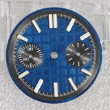 30MM VK64 Dial 2 Eyes luminous dial Green Yellow Orange Black Blue White
