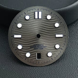 31.8mm Seamaster 300 Green luminous dial fits NH35/NH36 movements custom logos