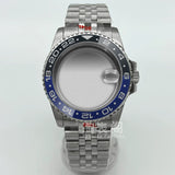 Modified Submariner Case 36mm/38mm GMT Case ceramic bezel sapphire glass for NH35 34 36 38 Etc movement