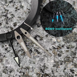 44mm GS Mod Dive Watch Case For NH34 NH35 36 with Tai Chi Bezel BGW9 Lume Sterile Dial Case Hands Ice Blue Luminous Mineral Glass