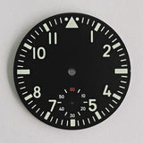 39mm Dial For 6497 6498 substitute large pilot dial Sterile green luminous