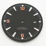 33.5MM green luminous dial suitable for 8215 2813 movement Half Sterile