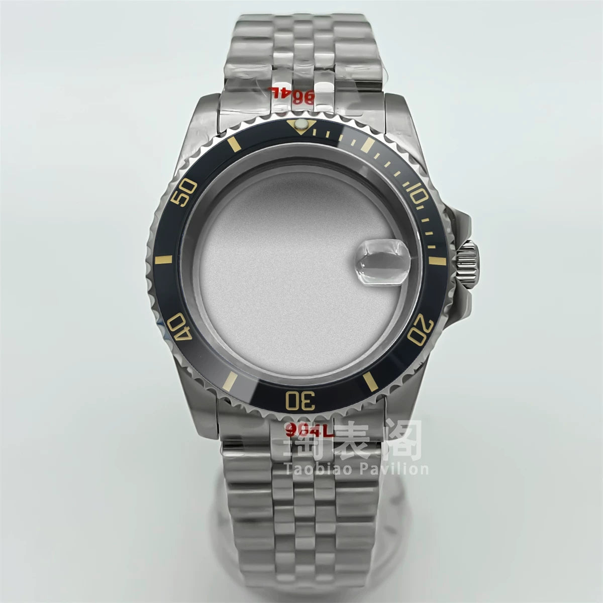 Modified Submariner Case 36mm/38mm GMT Case ceramic bezel sapphire glass for NH35 34 36 38 Etc movement