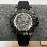 40MM Skeleton Yacht-Master Watch Automatic NH72 hollow movement green luminous sapphire10 Bar