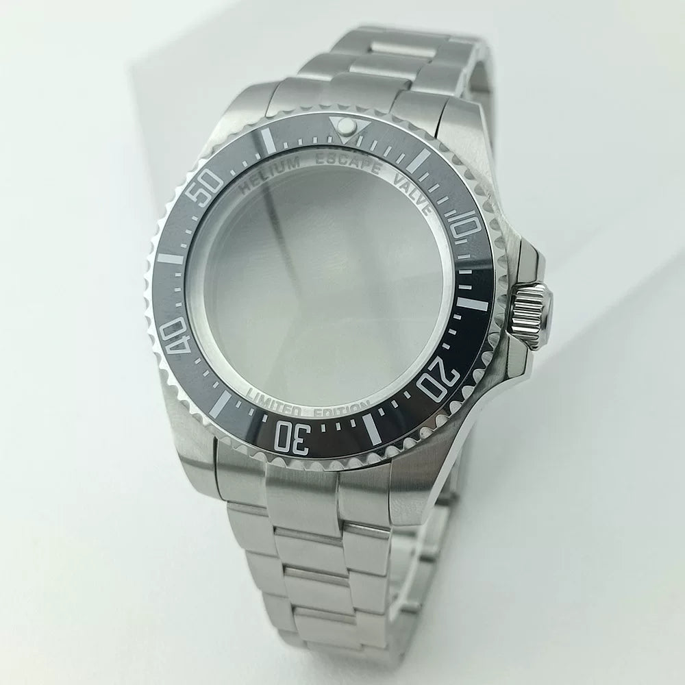 James Cameron Watch Case Ghost King case 43.5MM new modified NH35 NH36 PT5000 ETA2824waterproof sapphire glass 316L suitable for NH35 NH36 mechanical movement